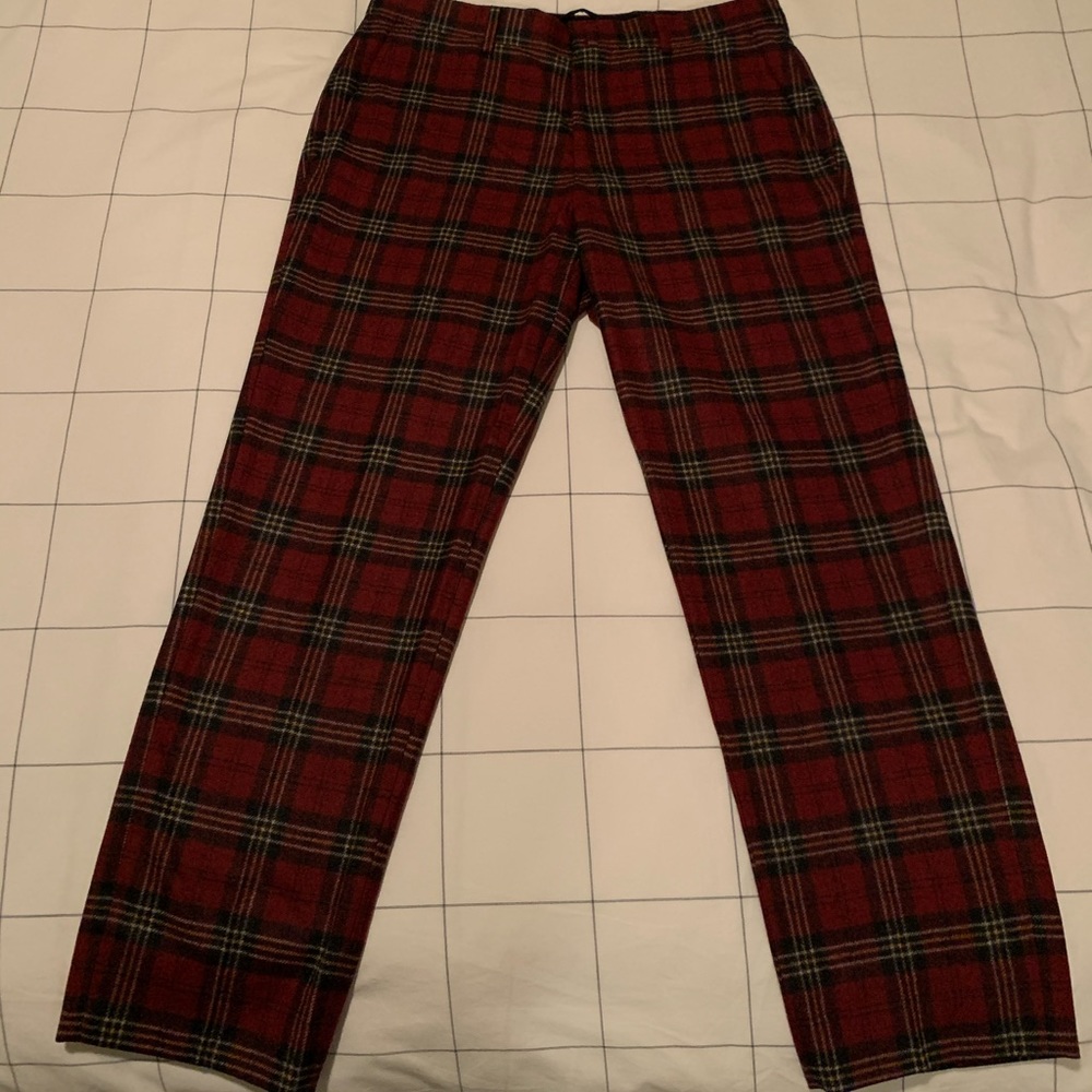 Brooks Brothers classic tartan wool pants
